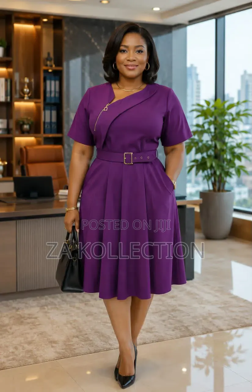 Moderna Ladies Flare Office Dress