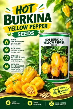 Hot Yellow Habanero Pepper Seeds