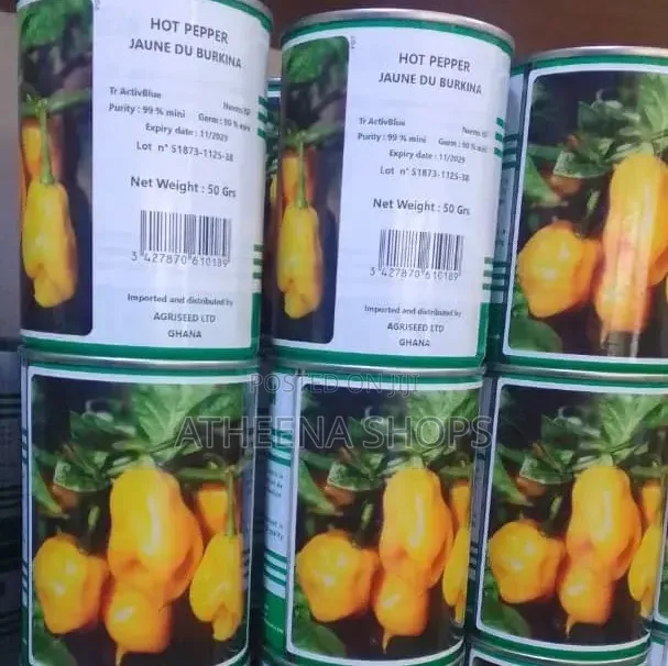 Hot Yellow Habanero Pepper Seeds