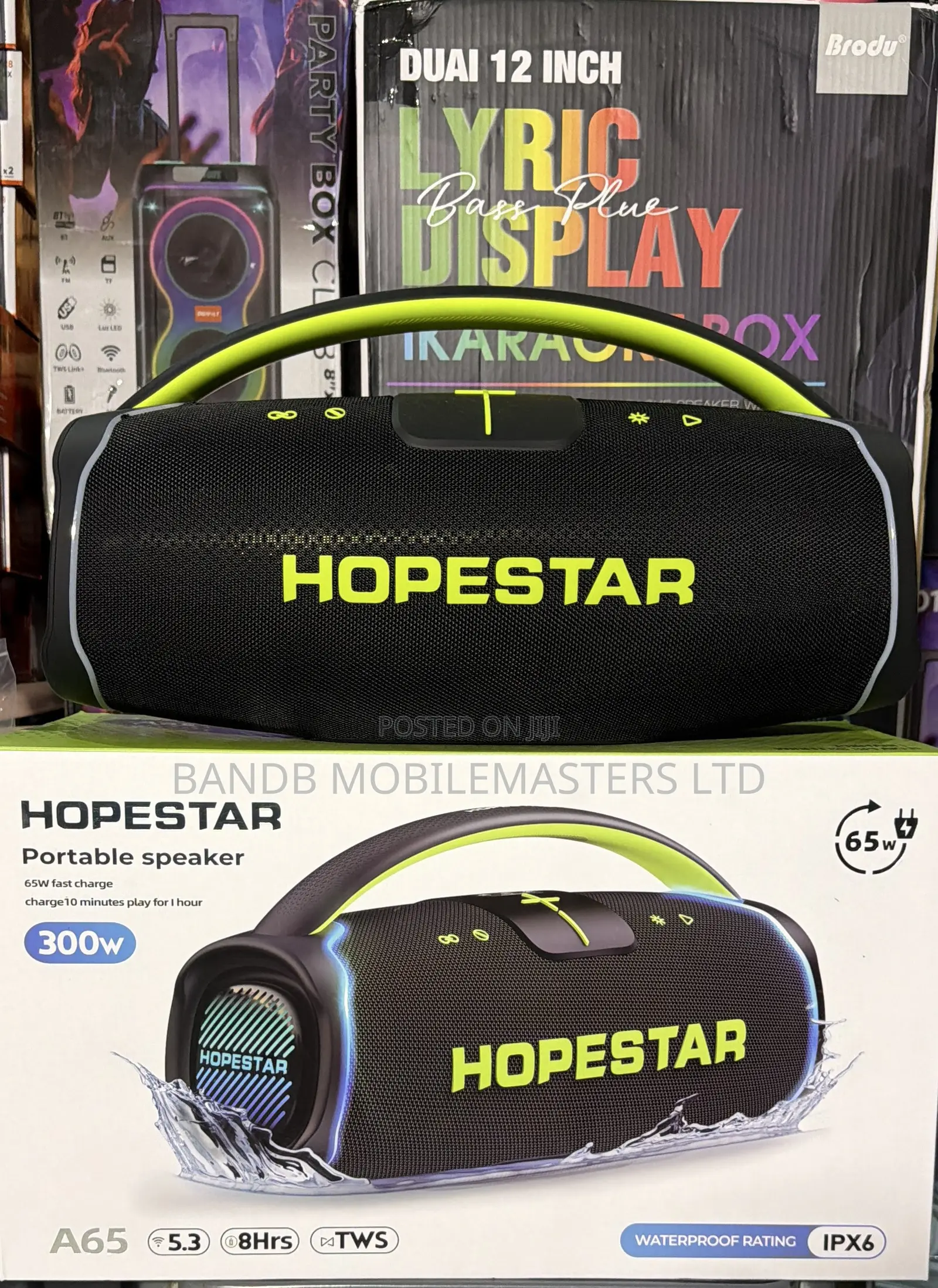 Hopestar A65 300w Bluetooth Speaker – Waterproof Ipx6, Tws, RGB Lights