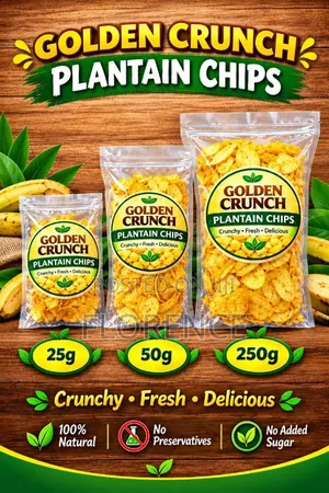 Golden Crunch Plantain Chips