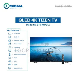 Sigma 75 Inch Smart Qled Tizen Os STV-Kq75tz TV