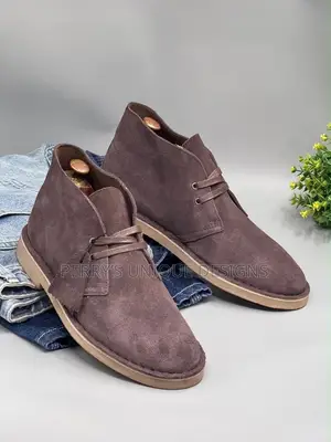 Men's Premium Suede Desert Boot – Classic Coffee Brown