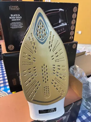 George Home Black and Gold One Temp Steam Iron From UK