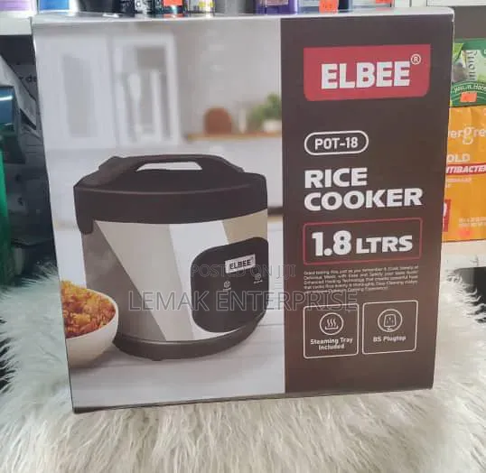 ELBEE POT-18 1.8-Litre Rice Cooker.
