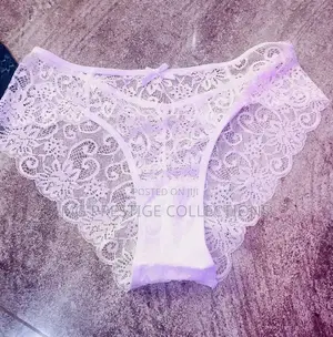 Ladies Sexy White Full Lace Panty - Size L