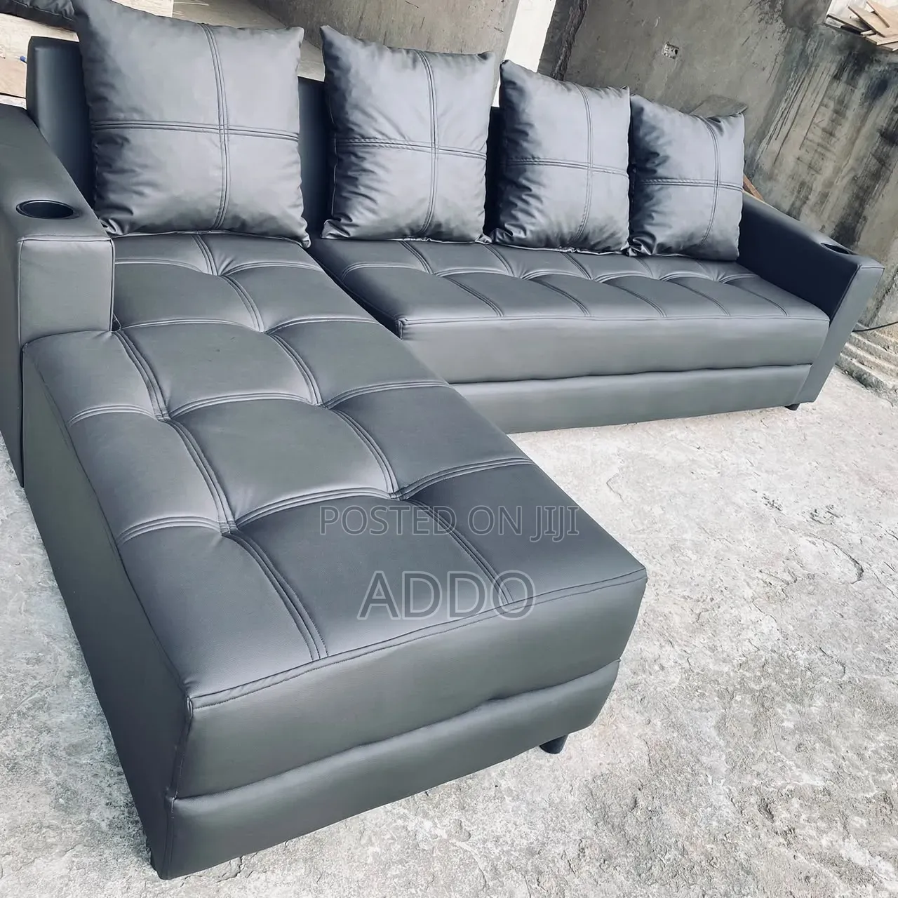 L Shape Leather Sofa for Sale
