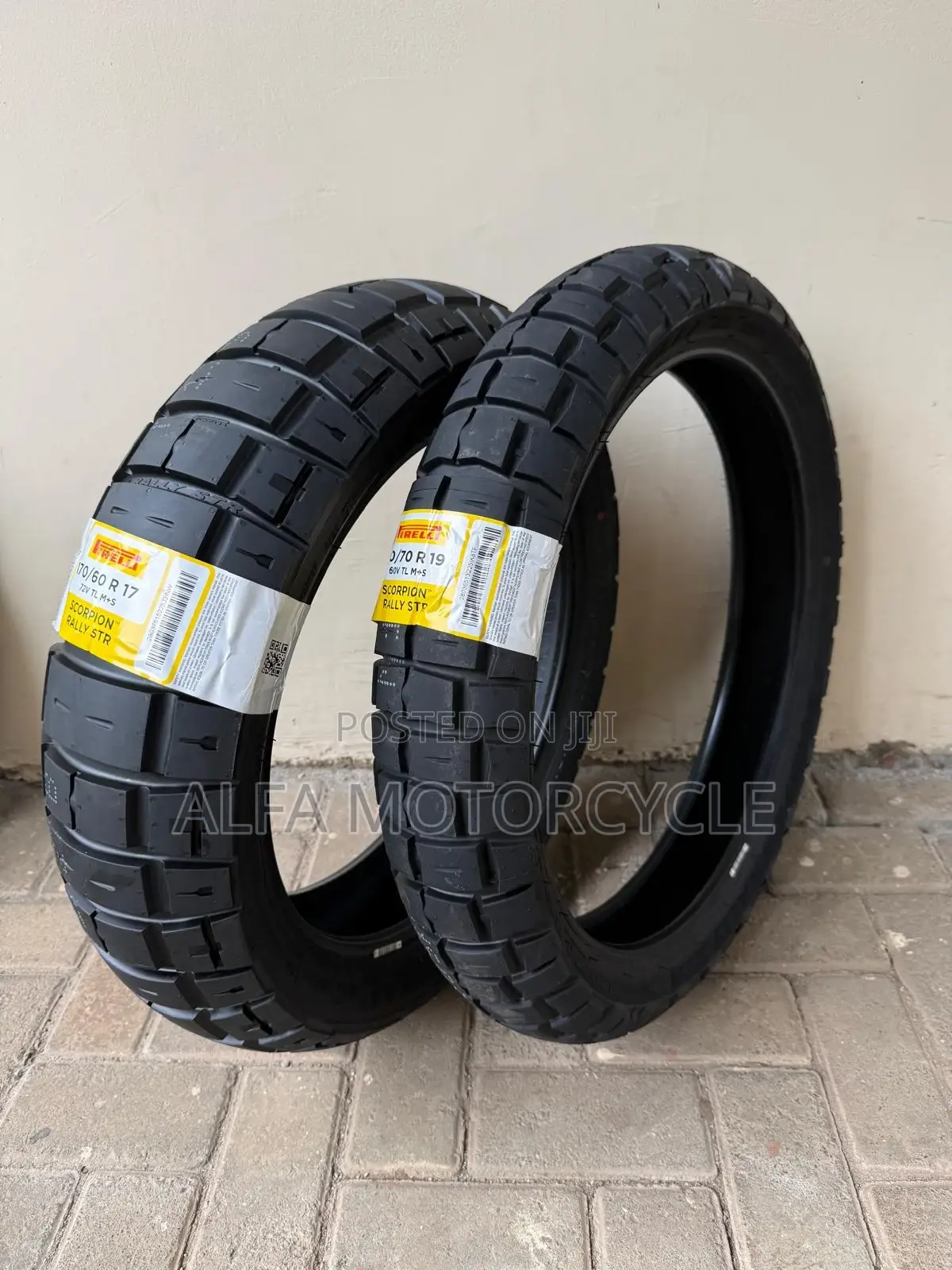 Pirelli Scorpion Rally STR Tyres for BMW GS 120/70 R19 170/60 R17