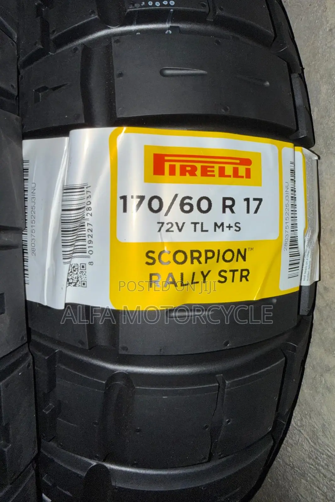 Pirelli Scorpion Rally STR Tyres for BMW GS 120/70 R19 170/60 R17