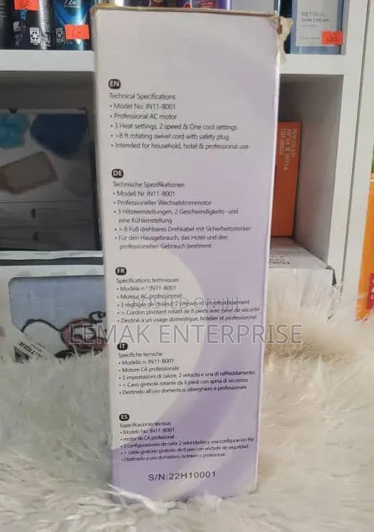 CASAMAA Professional Ionic Hair Dryer From UK