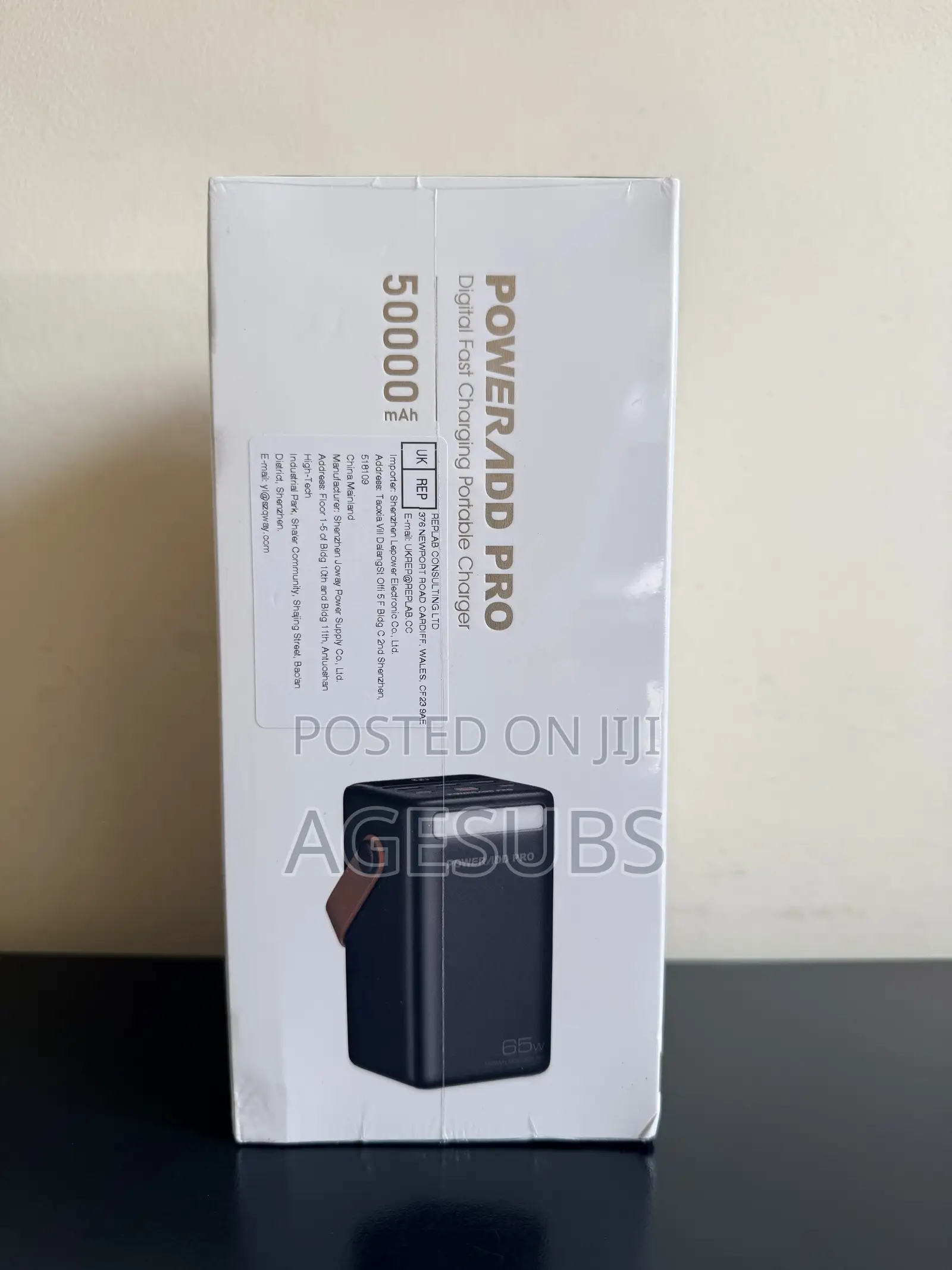 Poweradd PRO Power Bank 50000mAh PD 65W USB C Portable Charger