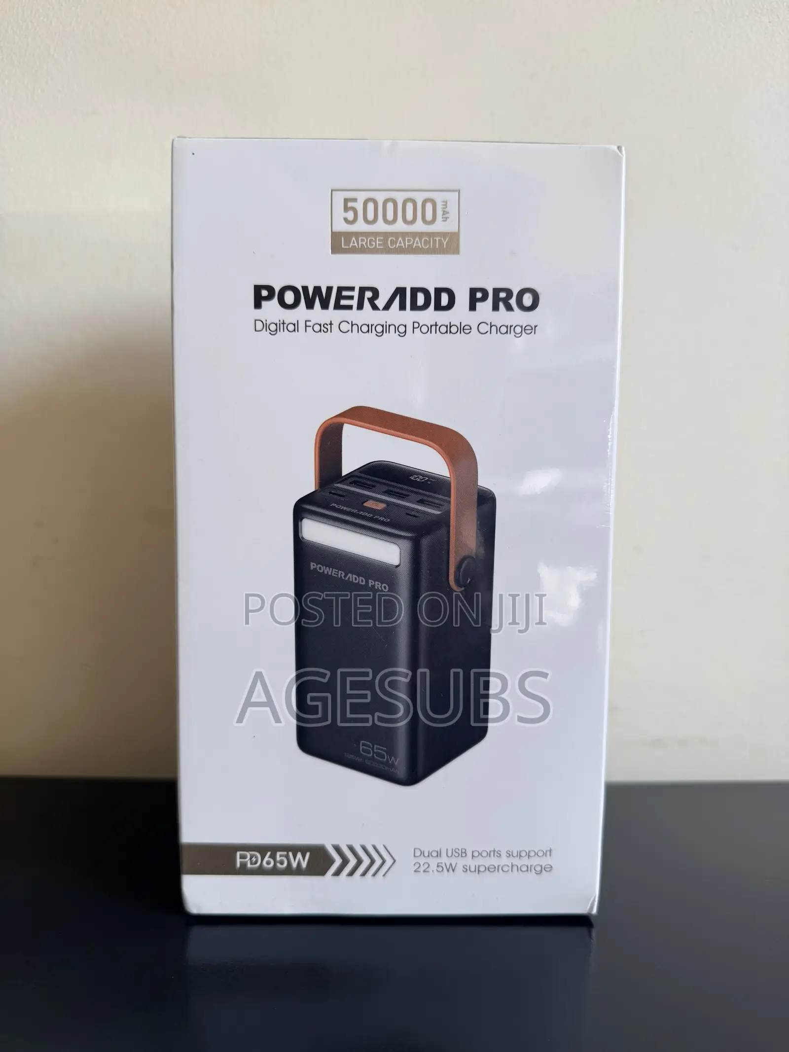 Poweradd PRO Power Bank 50000mAh PD 65W USB C Portable Charger