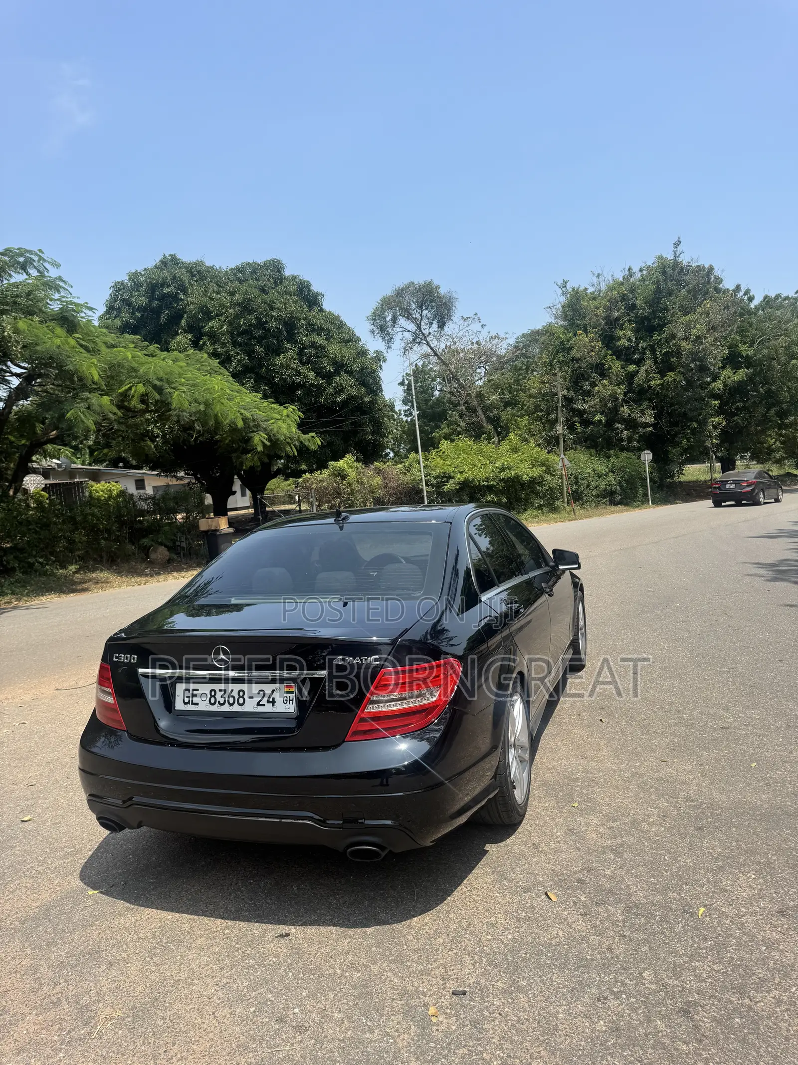 Mercedes-Benz C300 Sport 4Matic Sedan AWD (3.0L 6cyl 7A) 2012 Black
