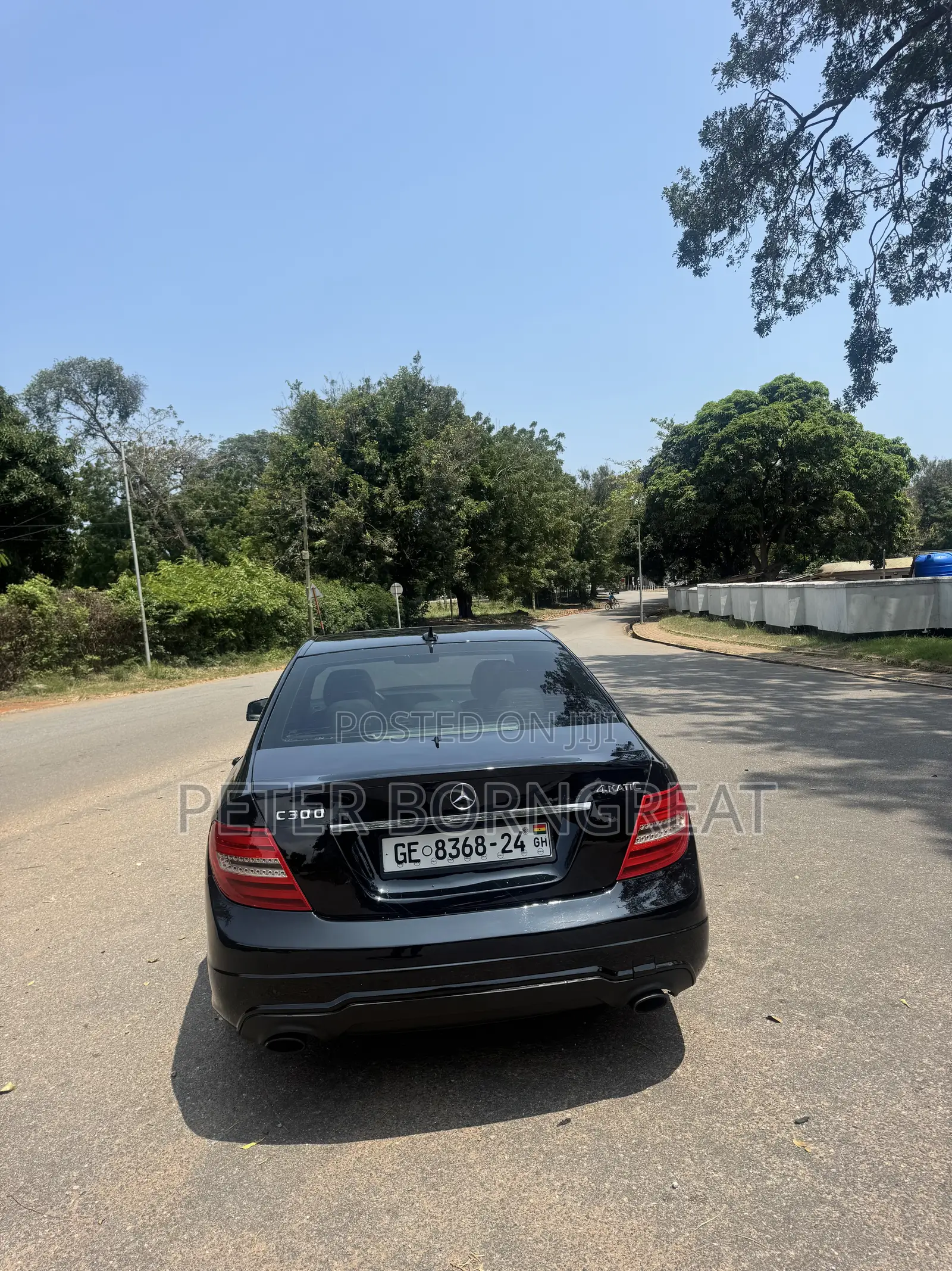 Mercedes-Benz C300 Sport 4Matic Sedan AWD (3.0L 6cyl 7A) 2012 Black