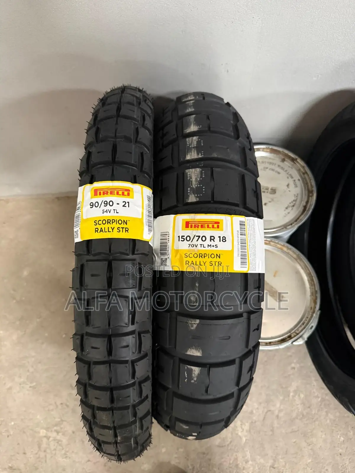 Pirelli Scorpion Rally STR Tyres for Tenere 700 and Africa Twin