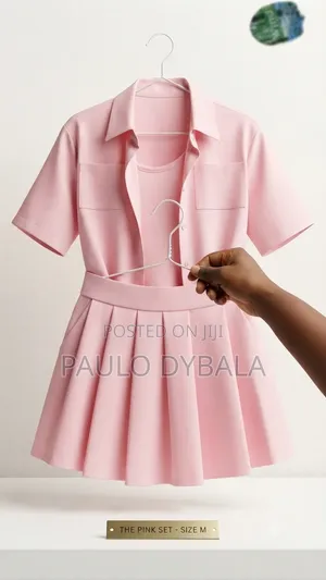 Women's Cute Matching Pink Three-Piece Outfit