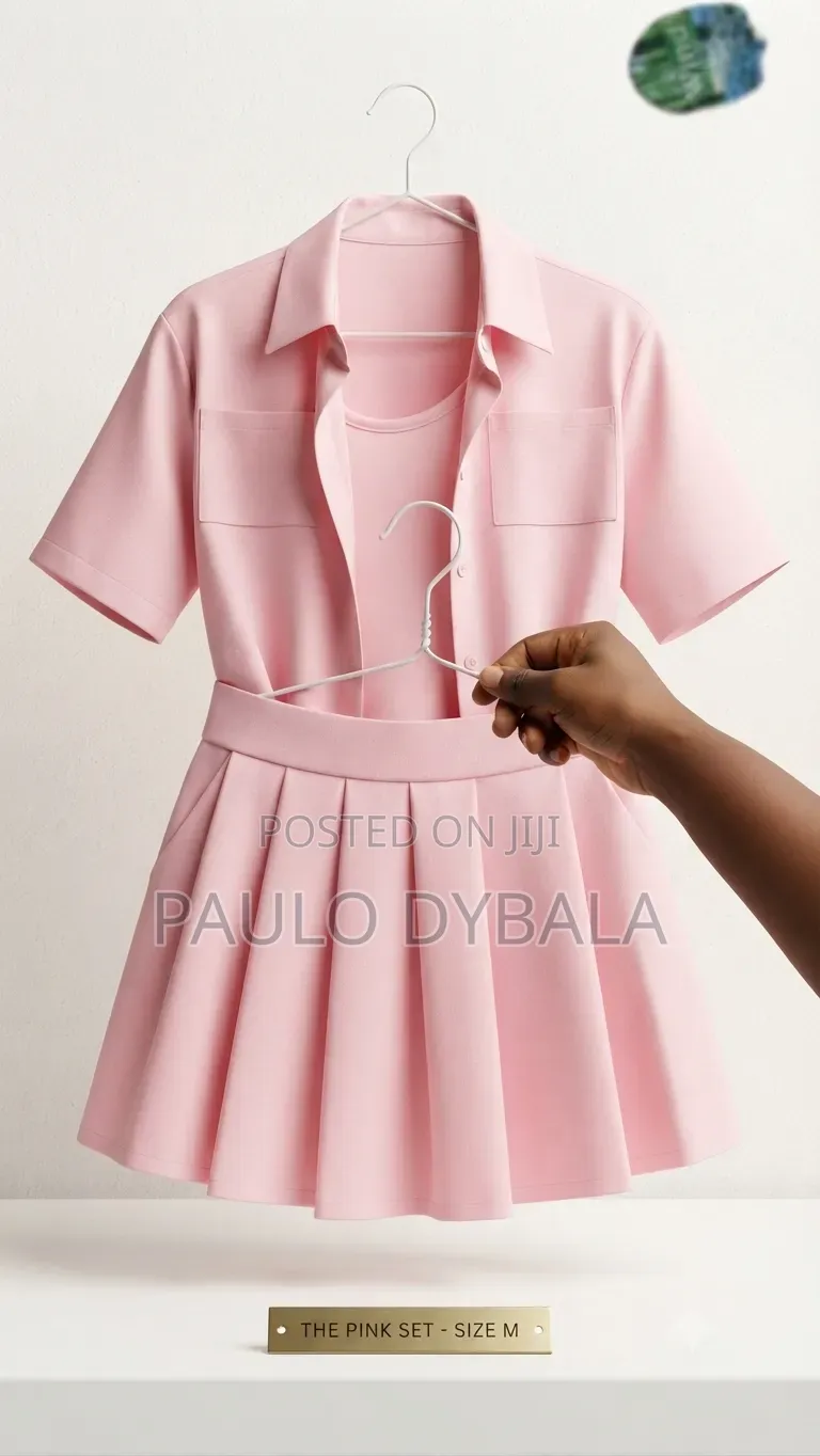 Women's Cute Matching Pink Three-Piece Outfit