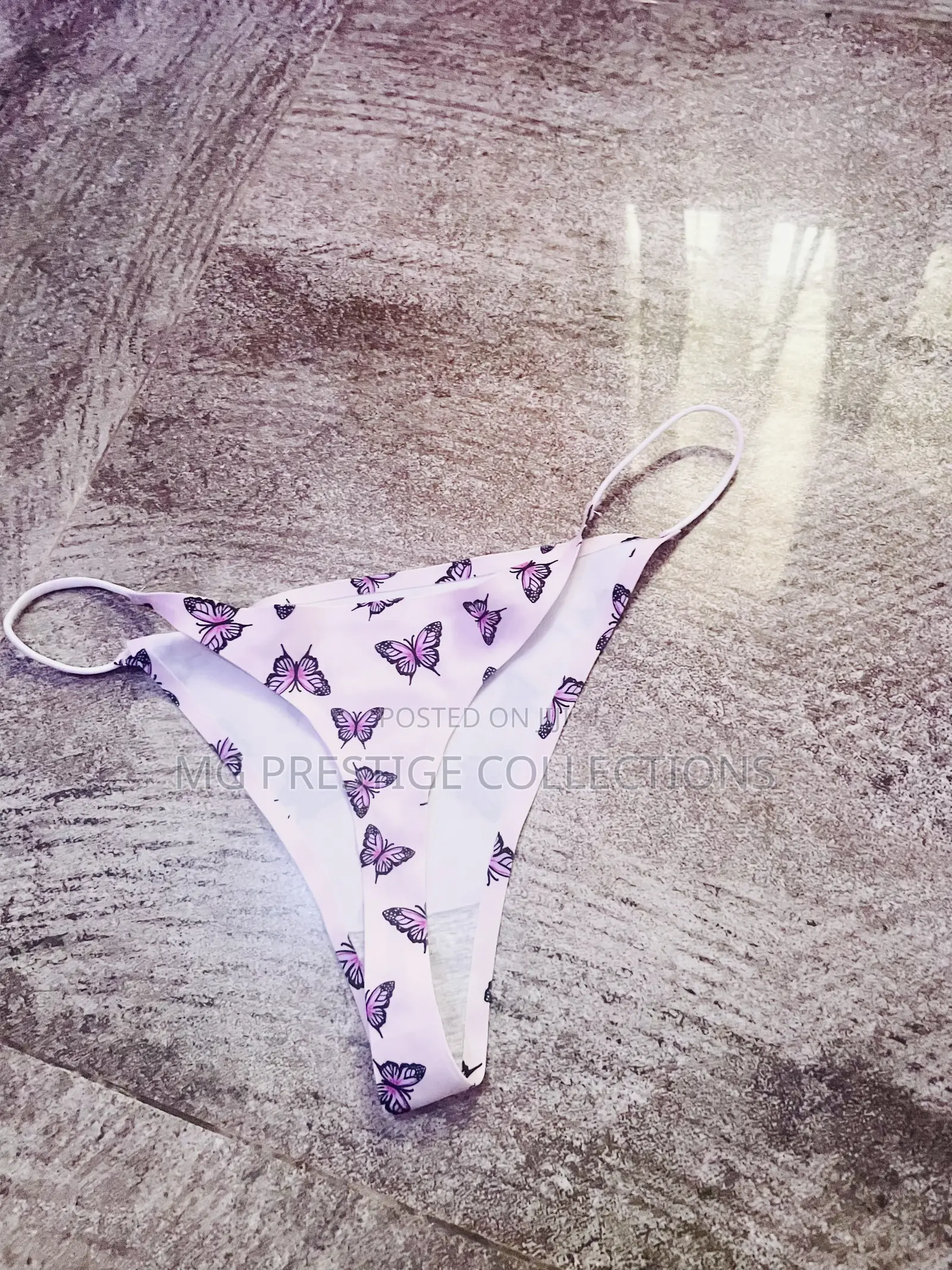 Women's Sexy Printed String Bikinis / Thong Panties – Size XL