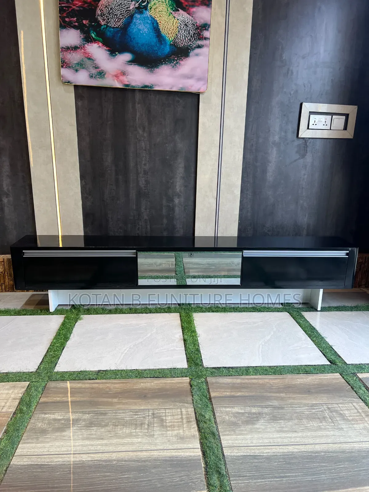 Black TV Stand