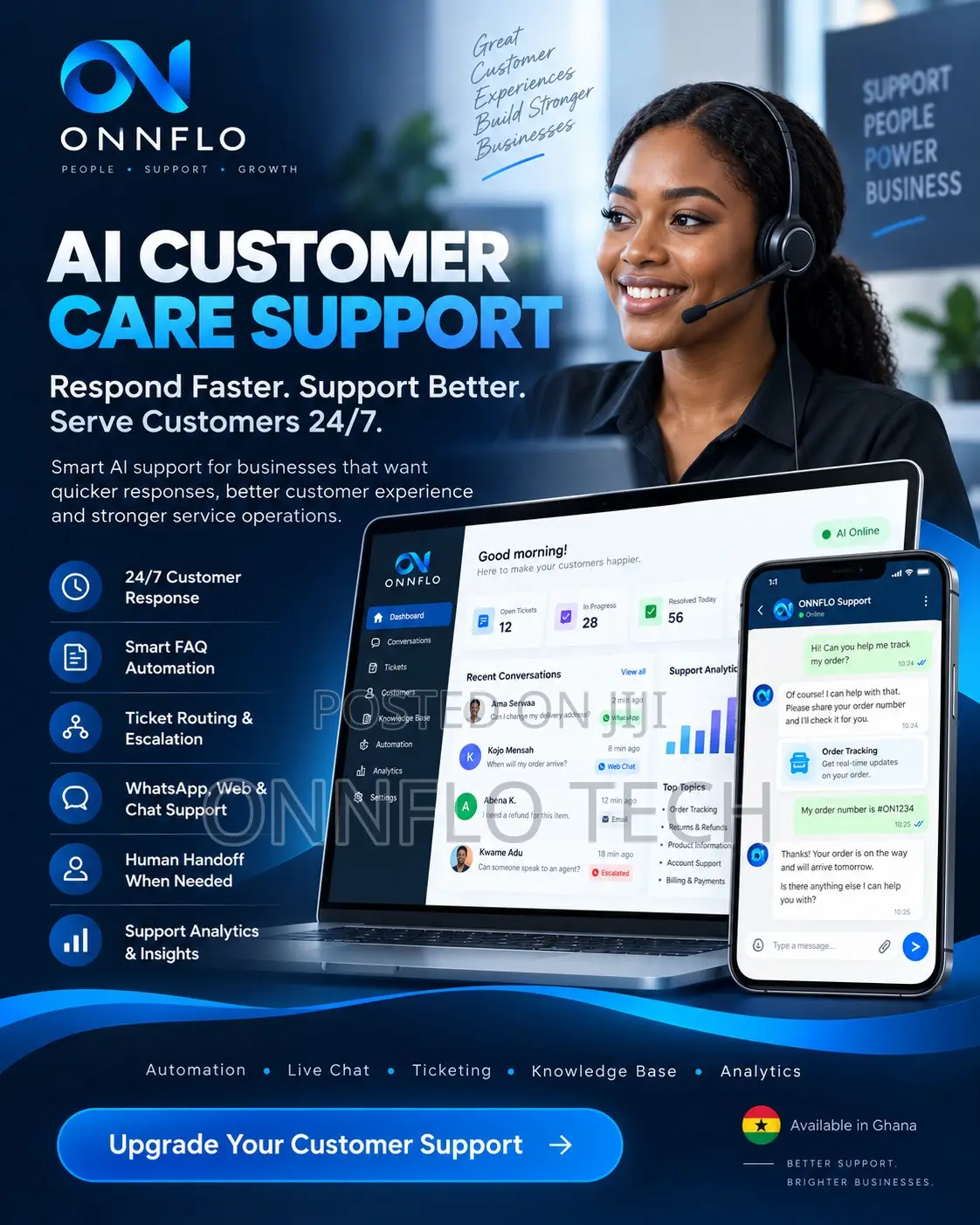 AI Customer Care Support – 24/7 Automated Customer Service
