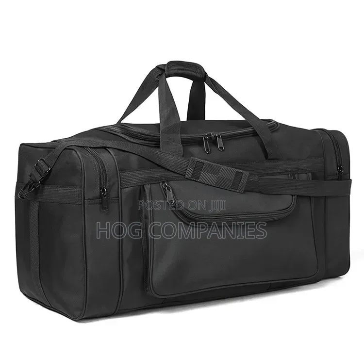 Black Large Capacity Travel Duffle Bag in Accra – Fast Delivery