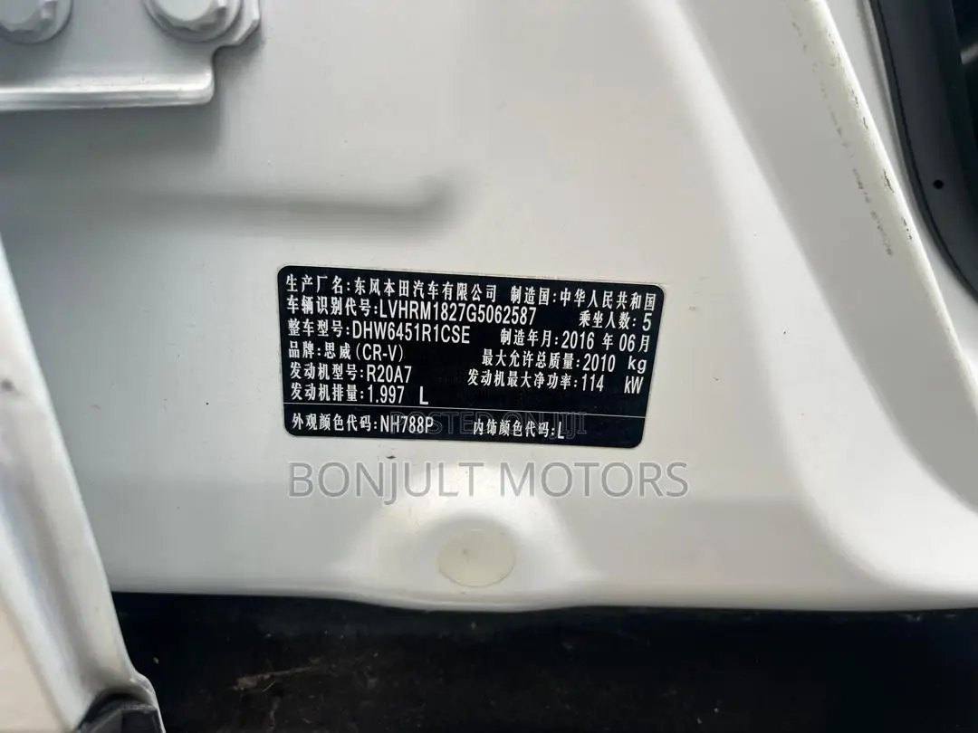 Honda CR-V 2016 White