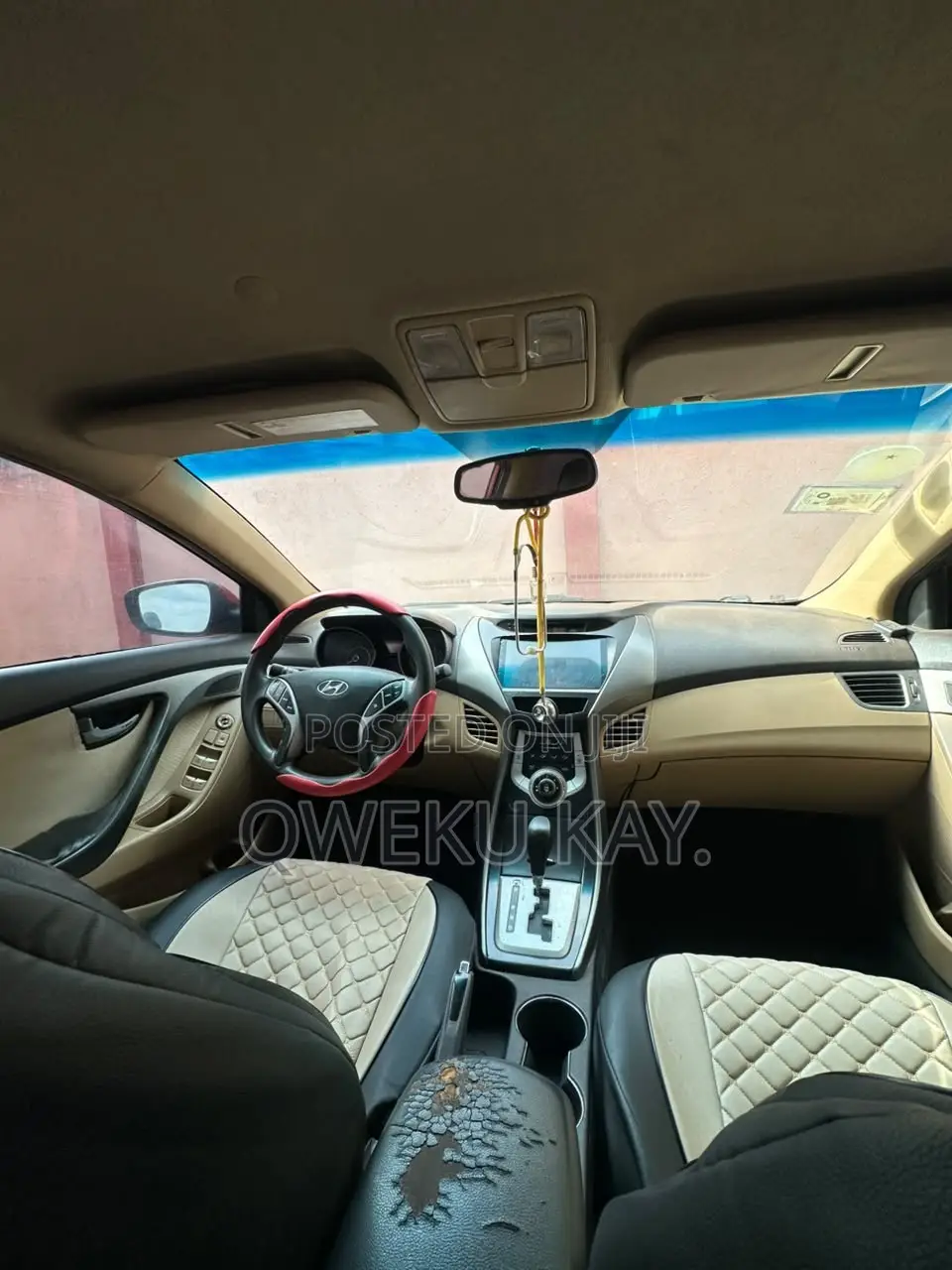 Hyundai Elantra GLS Automatic 2012 Red