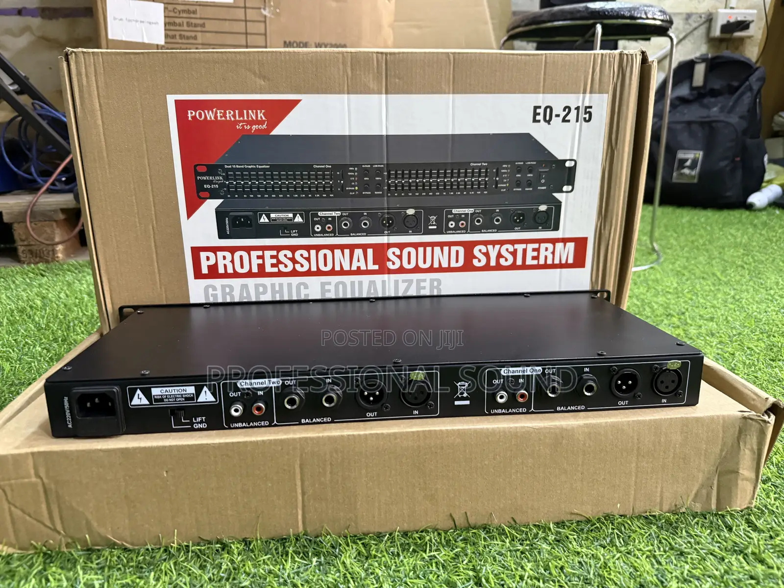 Powerlink EQ-215 Dual Channel 15-Band Graphic Equalizer.