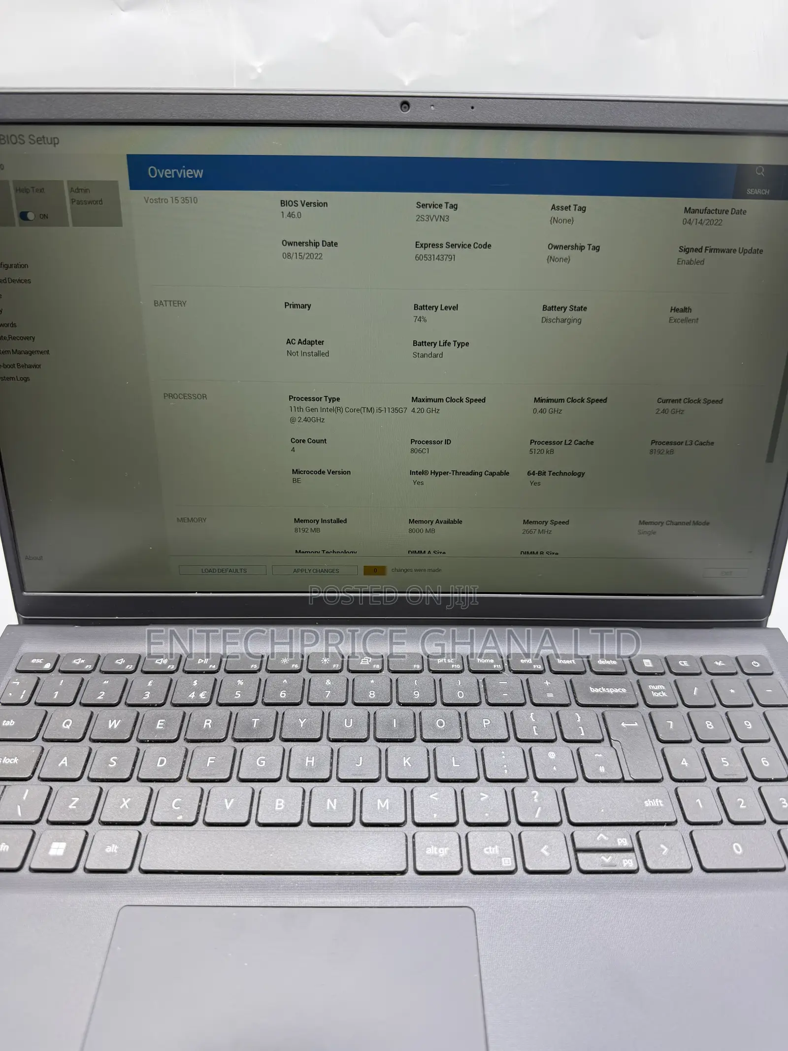 Laptop Dell Vostro 15 3510 8GB Intel Core i5 SSD 256GB