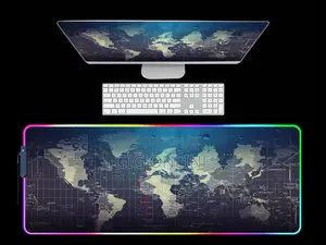 World Map XL RGB Mouse Pad