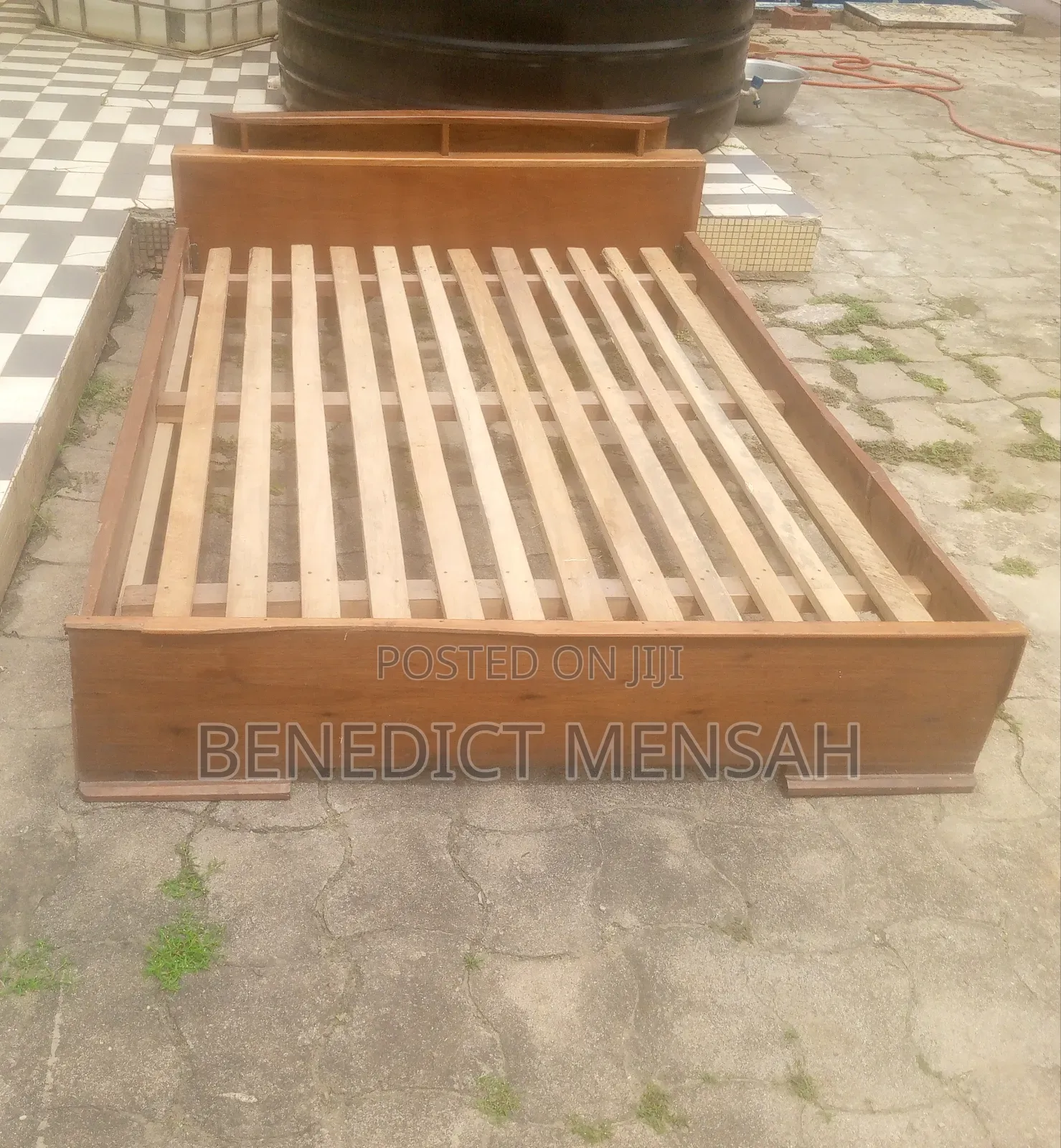 Wooden Standard Double Bed Size Bed Frames With Slabs