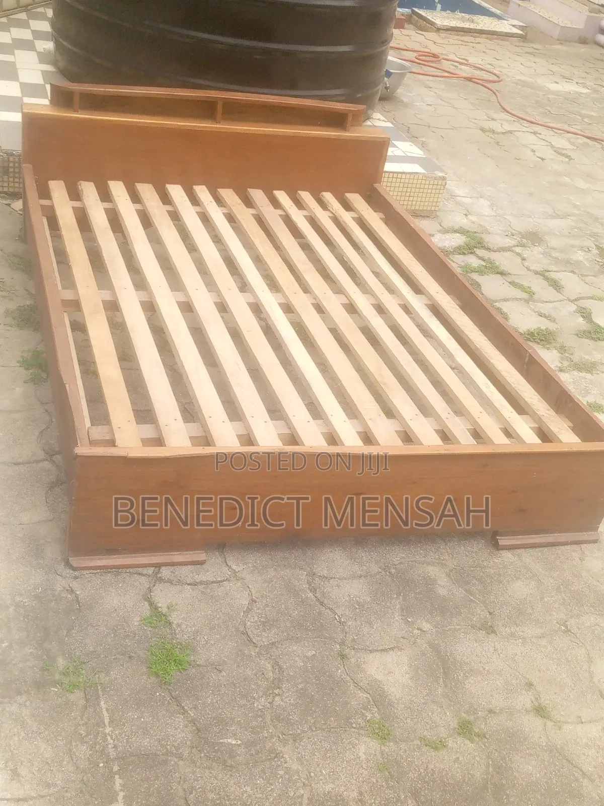 Wooden Standard Double Bed Size Bed Frames With Slabs