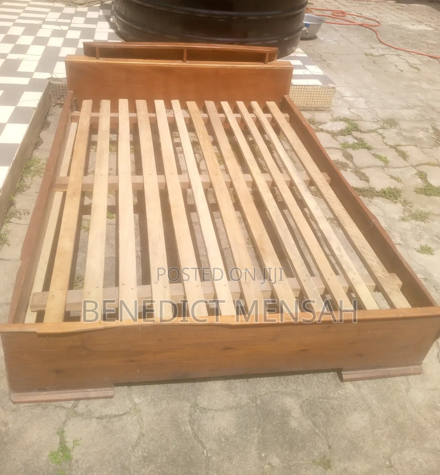 Wooden Standard Double Bed Size Bed Frames With Slabs