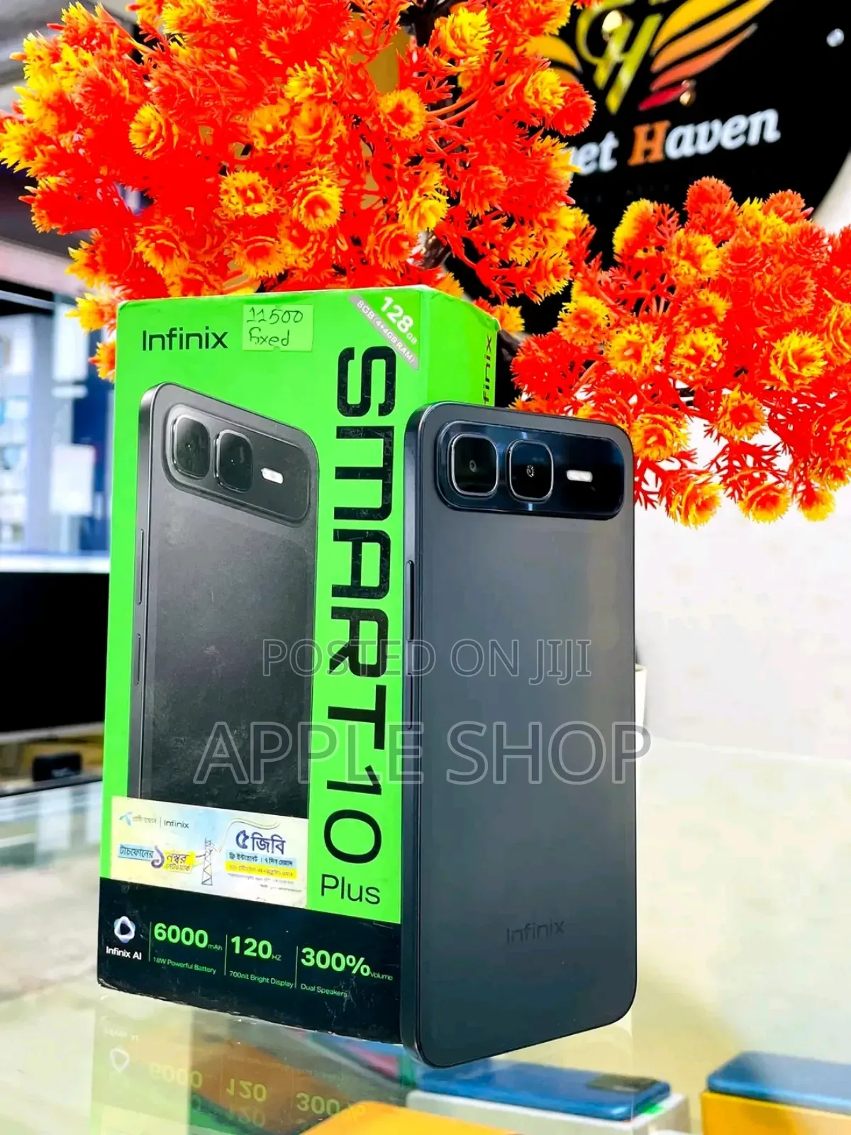 New Infinix Smart 10 Plus 128 GB Black