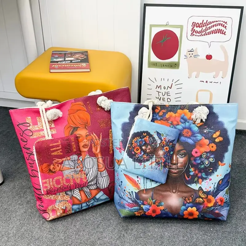 Double Side Print Tote Bag
