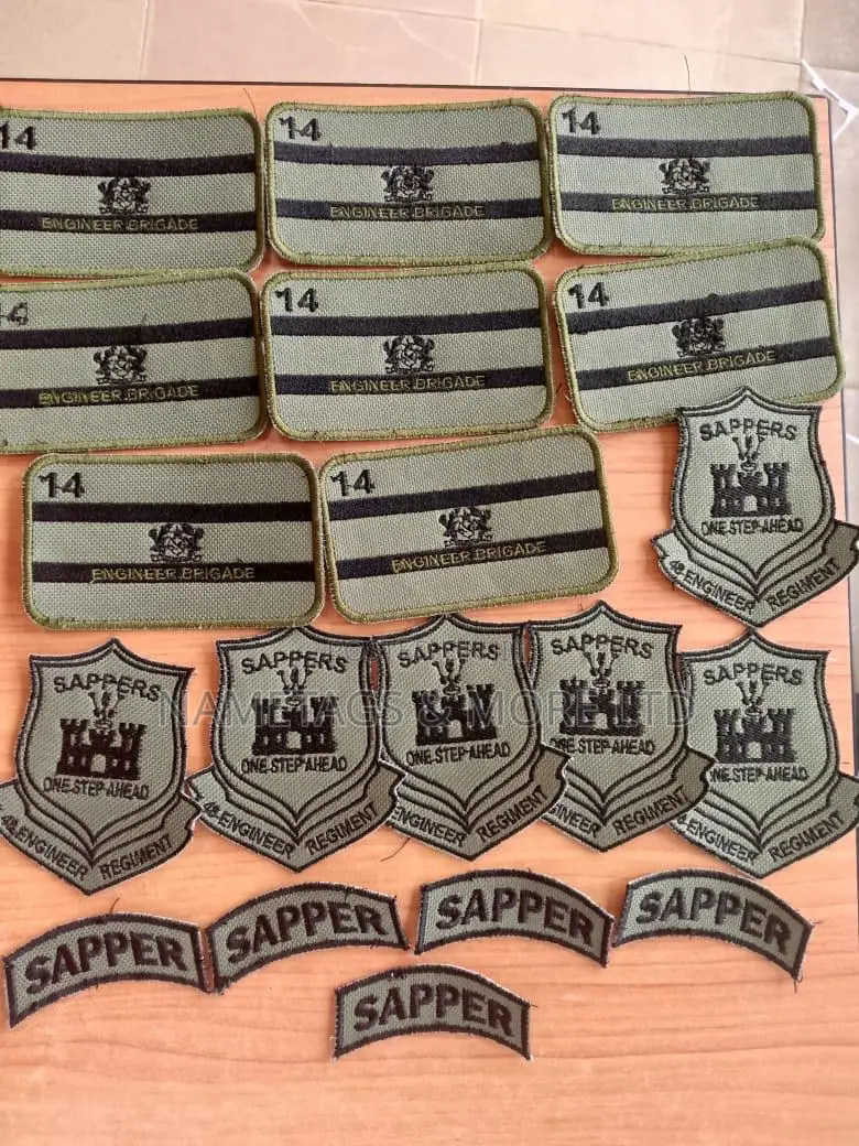 Bulk Custom Uniform Patches Insignia From GH₵8