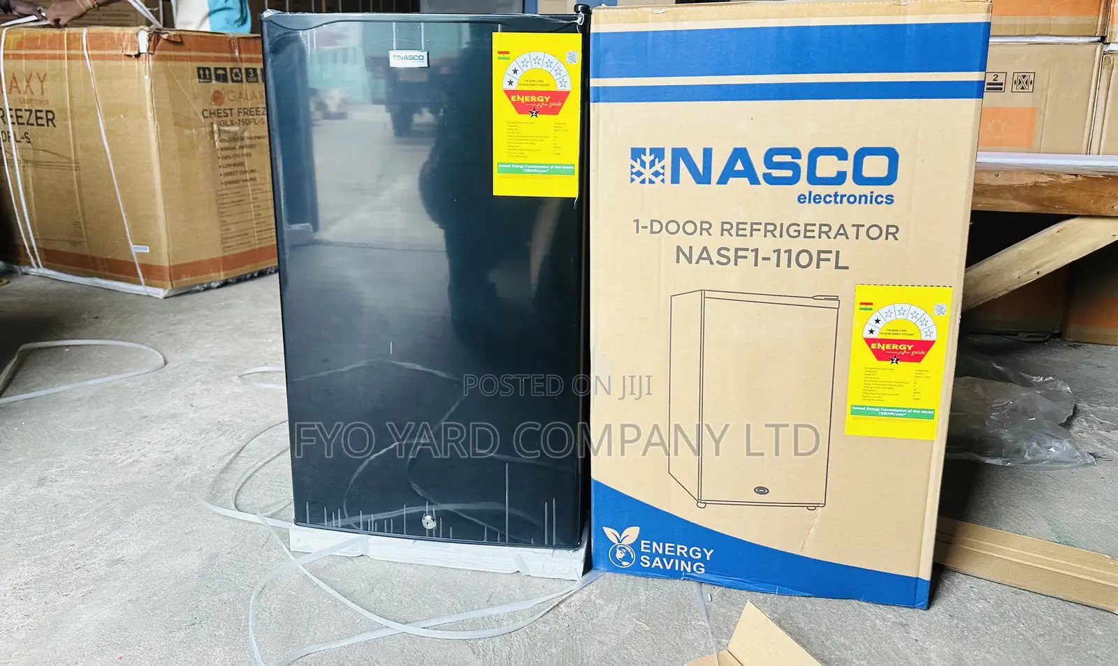 Sleek Design Nasco Fridge and Freezer 92liters Table Top