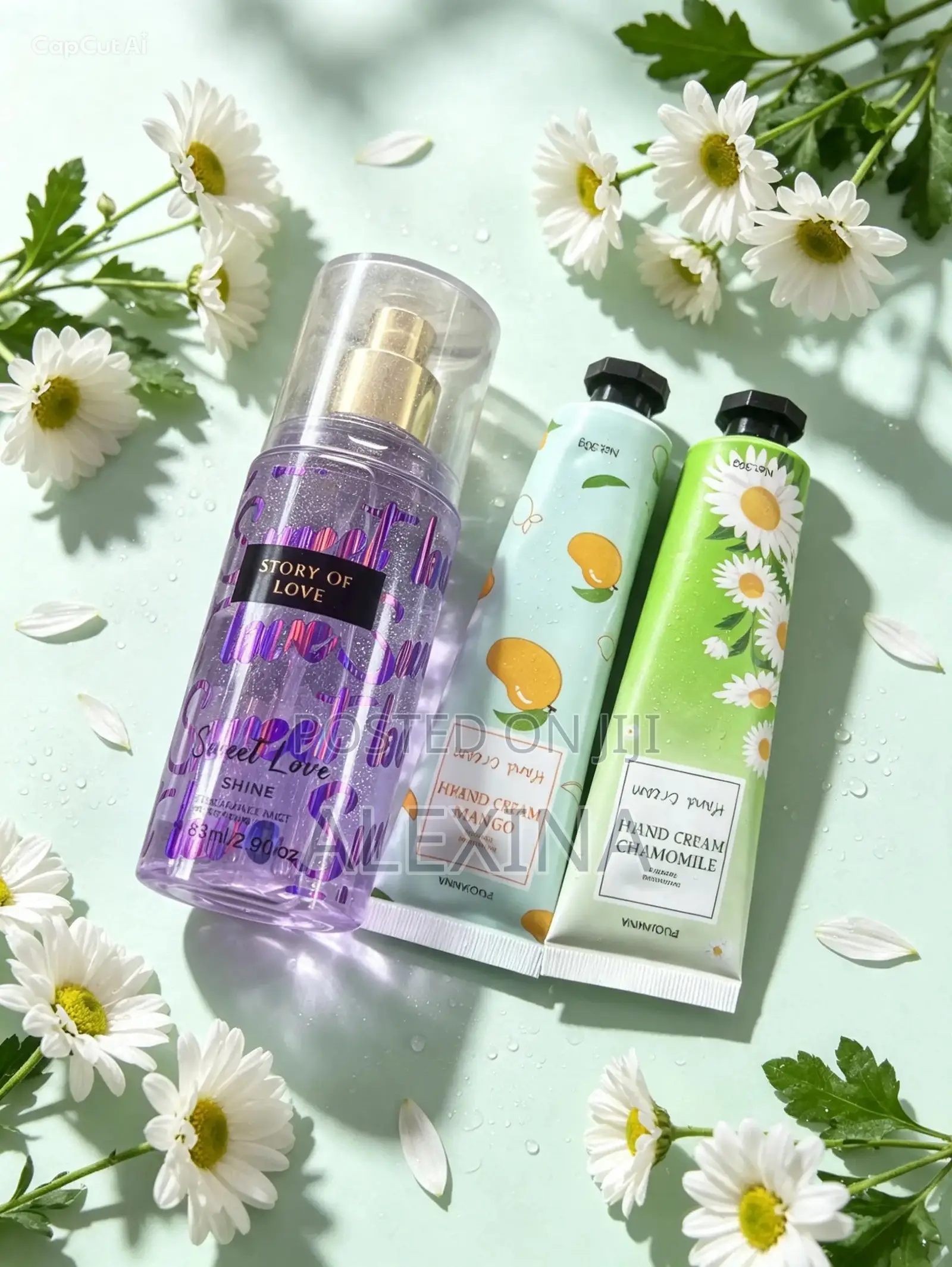 Hand Cream & Sweet Scented Body Mist