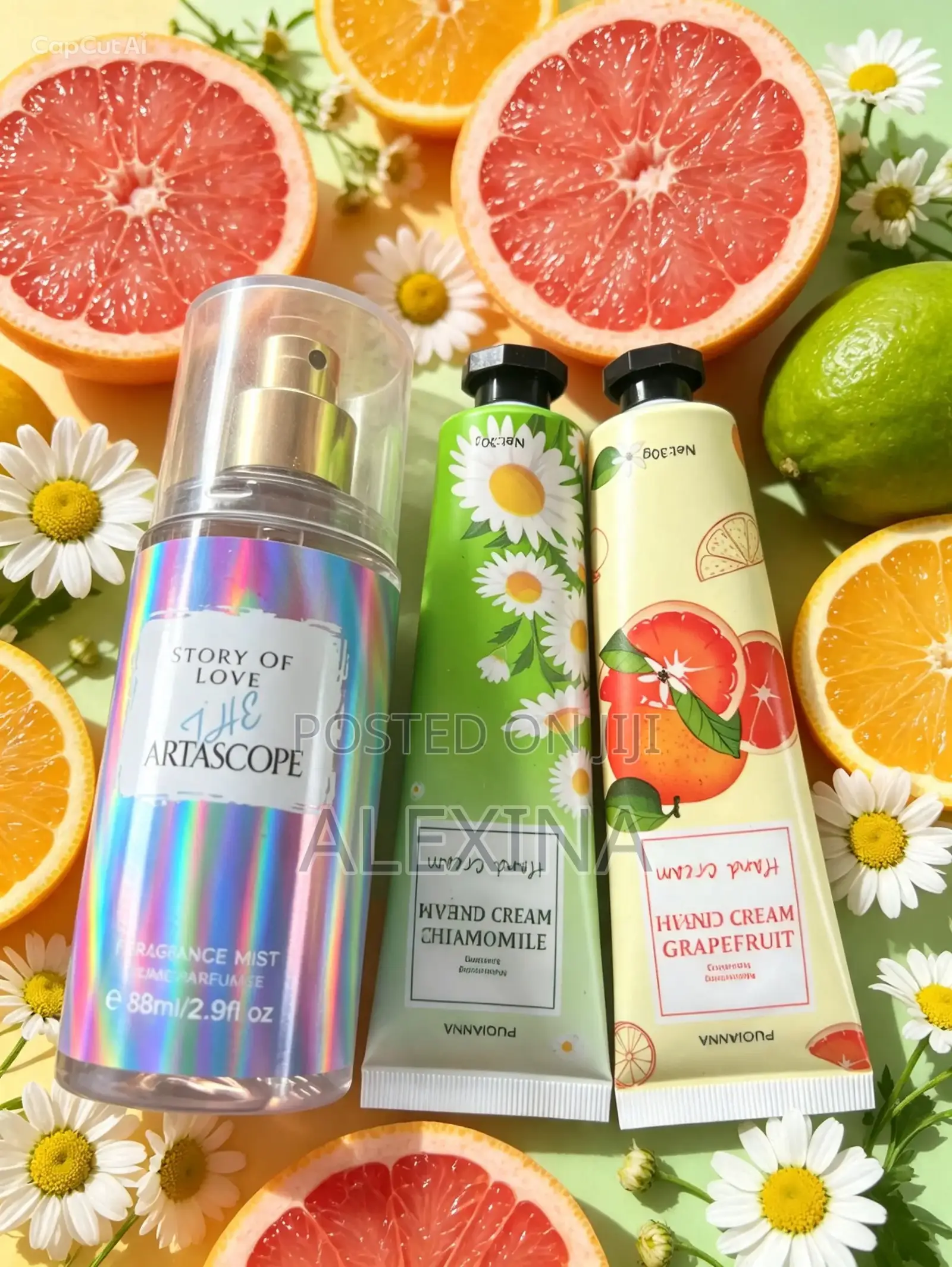 Hand Cream & Sweet Scented Body Mist