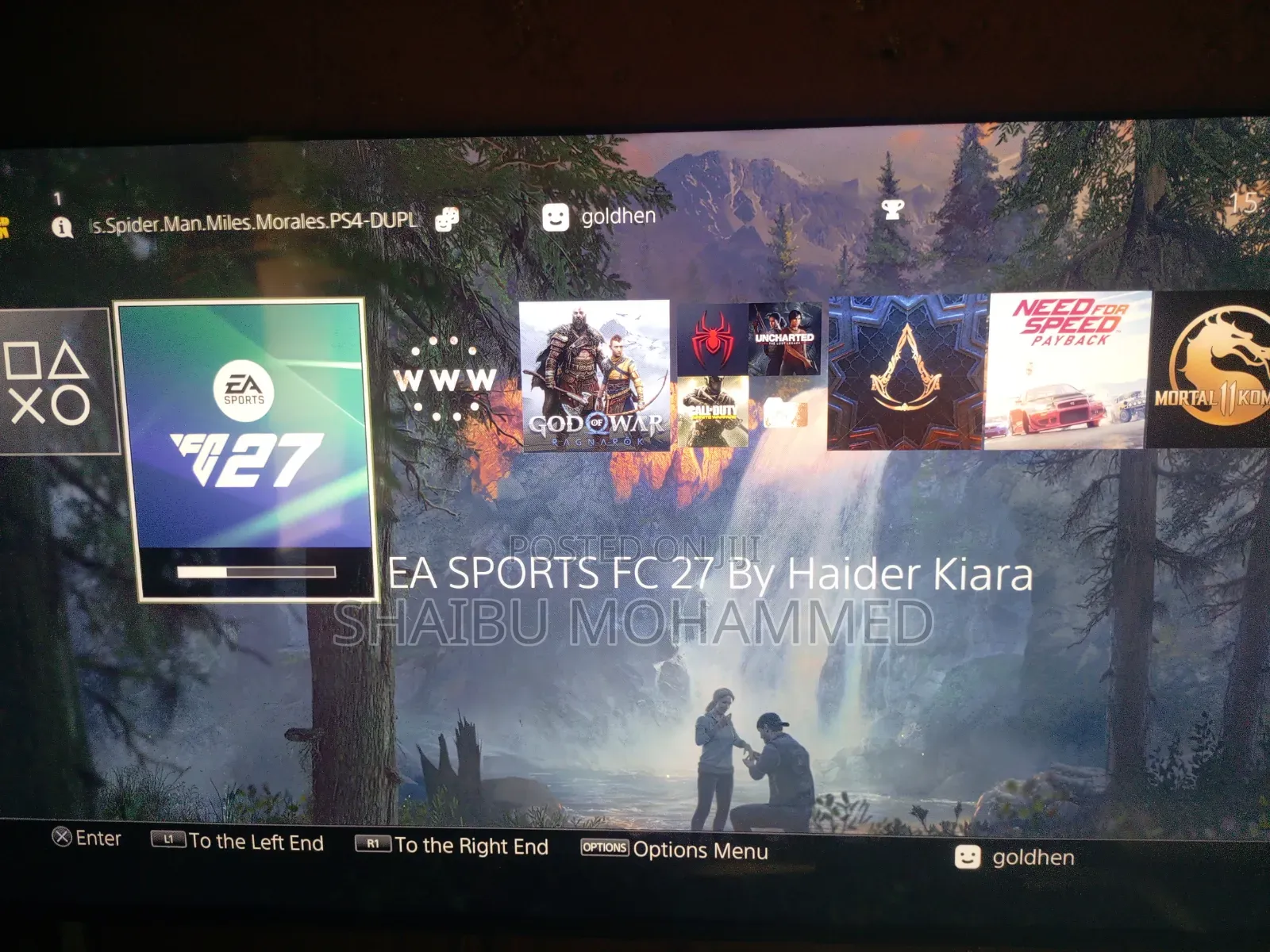 Ps4 Slim Jailbreak 1tb (18 Games Installed)