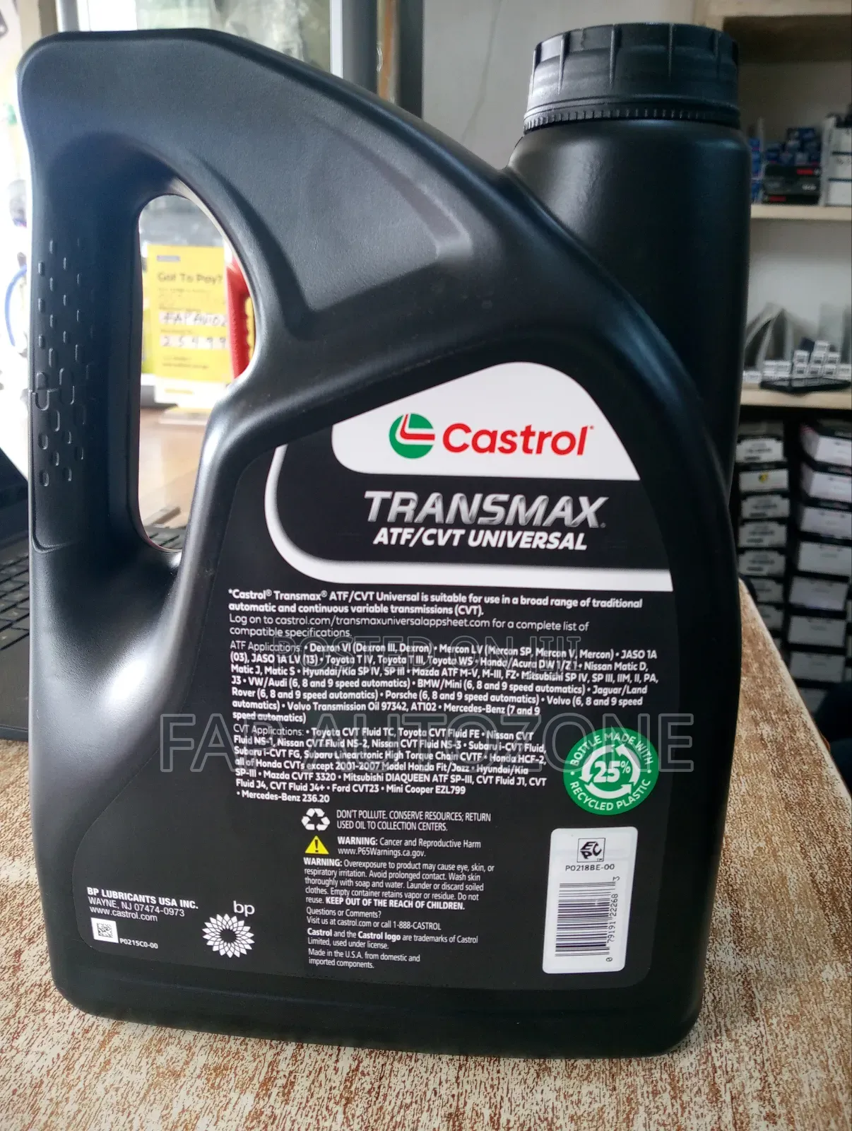 Premium Castrol Transmax ATF/CVT Universal Transmission Fluid From USA