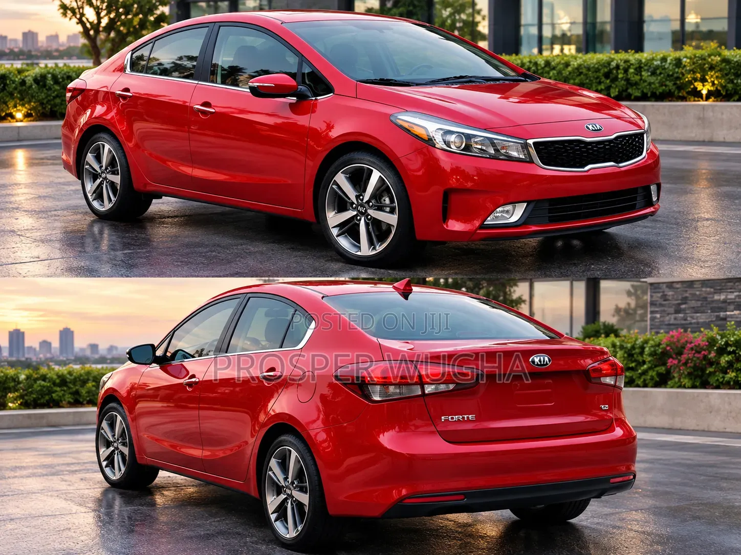 Kia Forte EX Hatchback 2017 Red