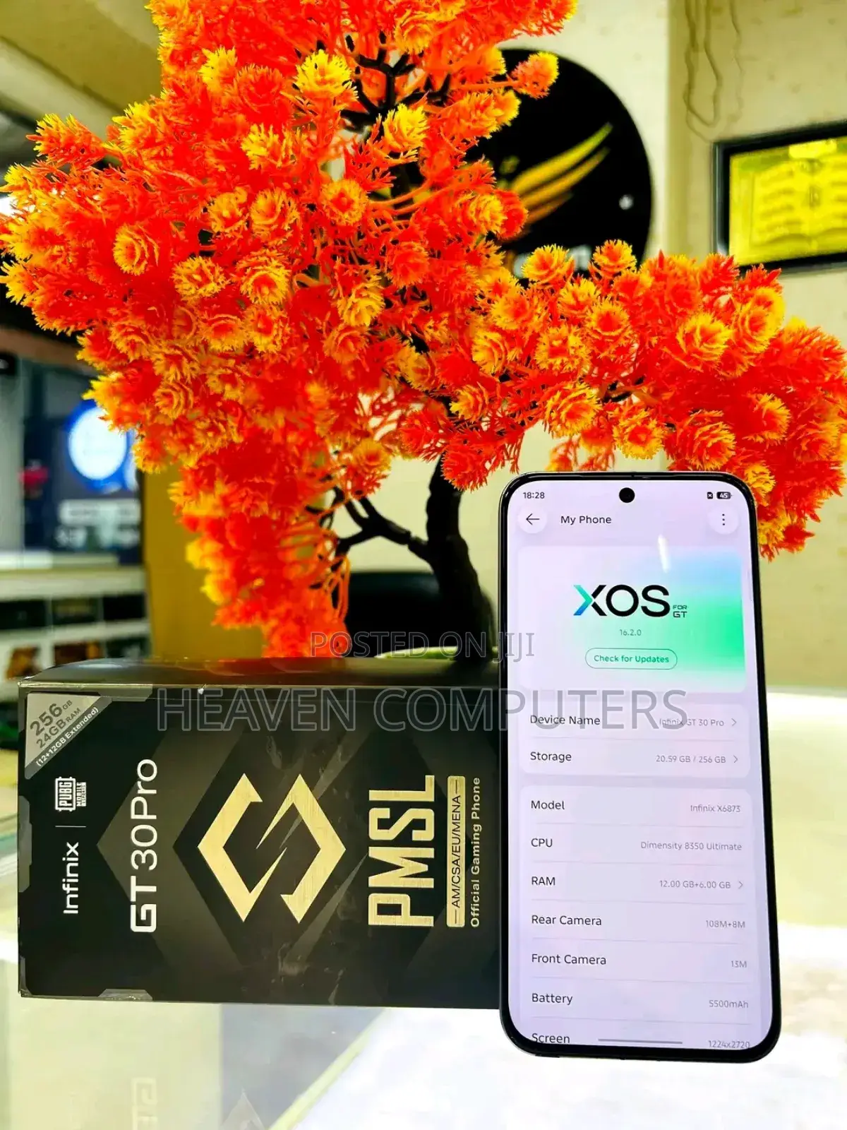 New Infinix GT 30 Pro 256 GB White