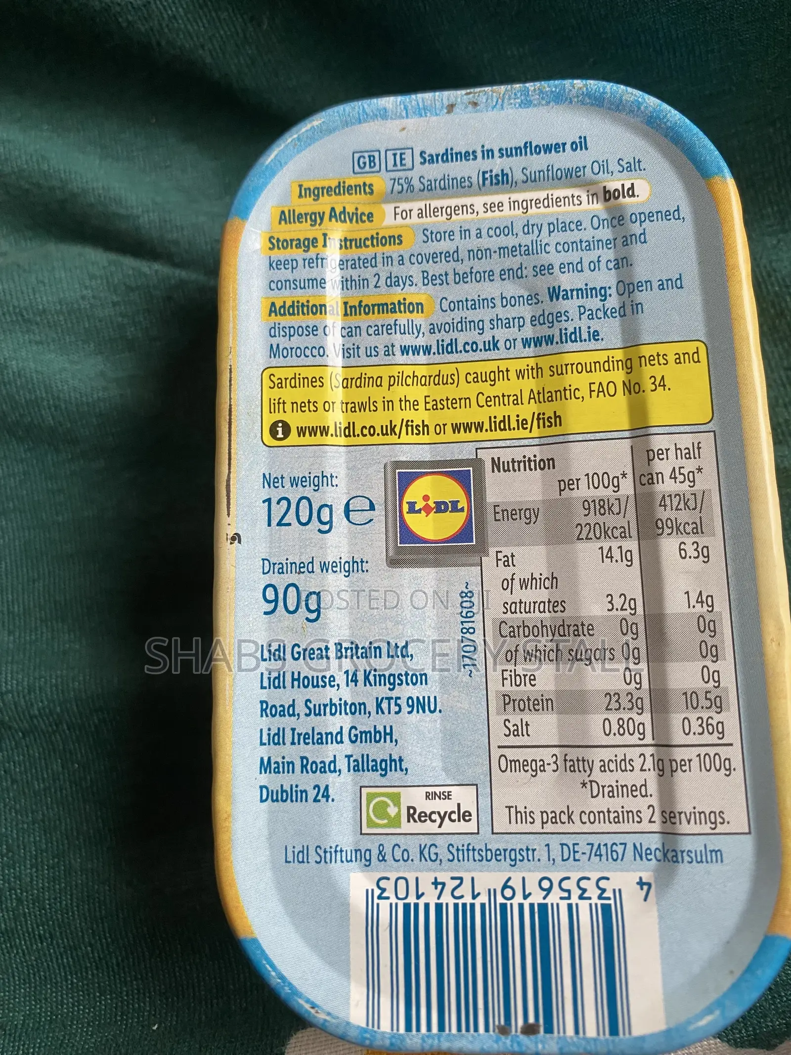 Nixe Sardine in Sunflower Oil