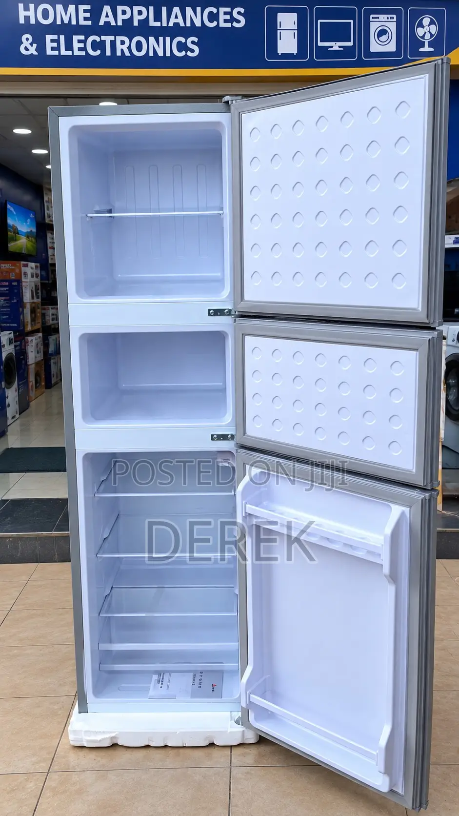 3 Door Fridge