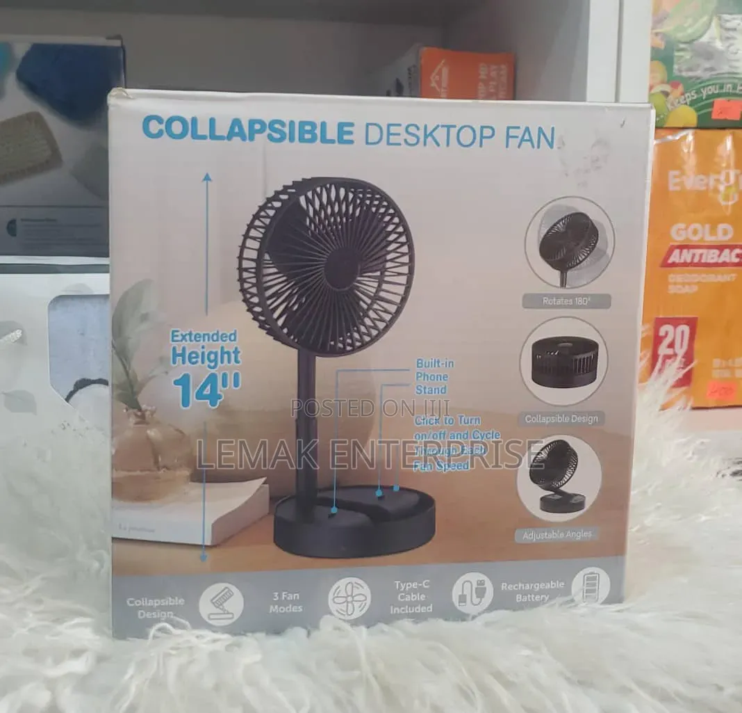 Collapsible Desktop Fan 14-Inch