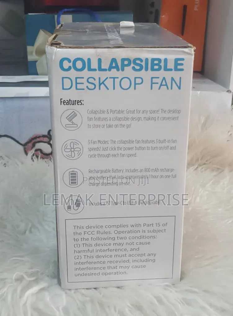 Collapsible Desktop Fan 14-Inch