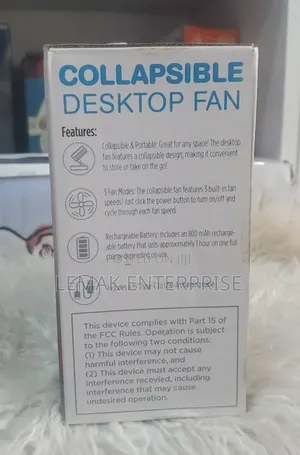 Collapsible Desktop Fan 14-Inch