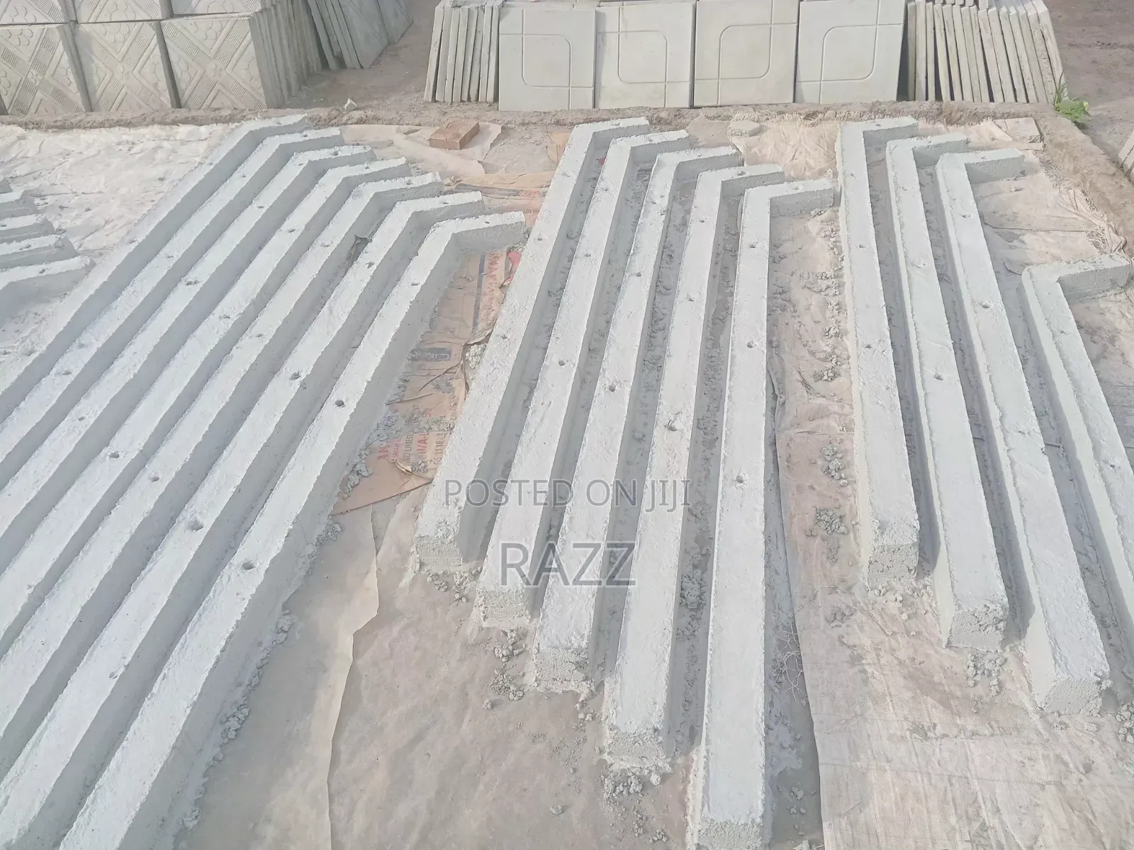 6 Feet Long Plot Pillars
