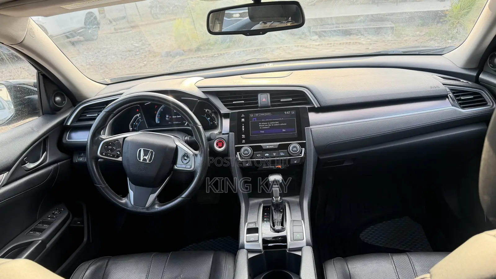Honda Civic Touring Sedan 2019 Black